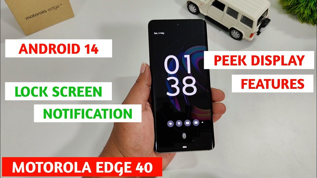 Lock Screen Notification Features Moto Edge 40 Peek Display Features