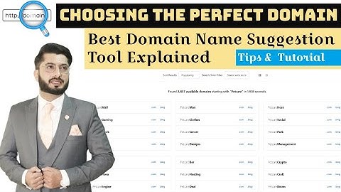 Choosing the Perfect Domain🎯: Best Domain Name Suggestion Tool Explained 🔍 | Tips & Tutorial💡