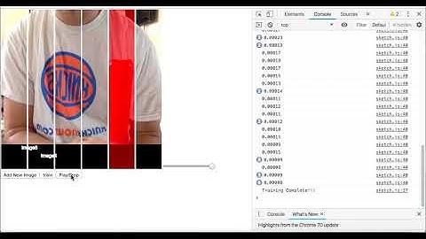 ml5.js feature extractor plays pentatonic scale
