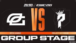 OpTic Gaming vs. Project Notorious | COD: BO7 at EWC 26 - Group Stage - VOD