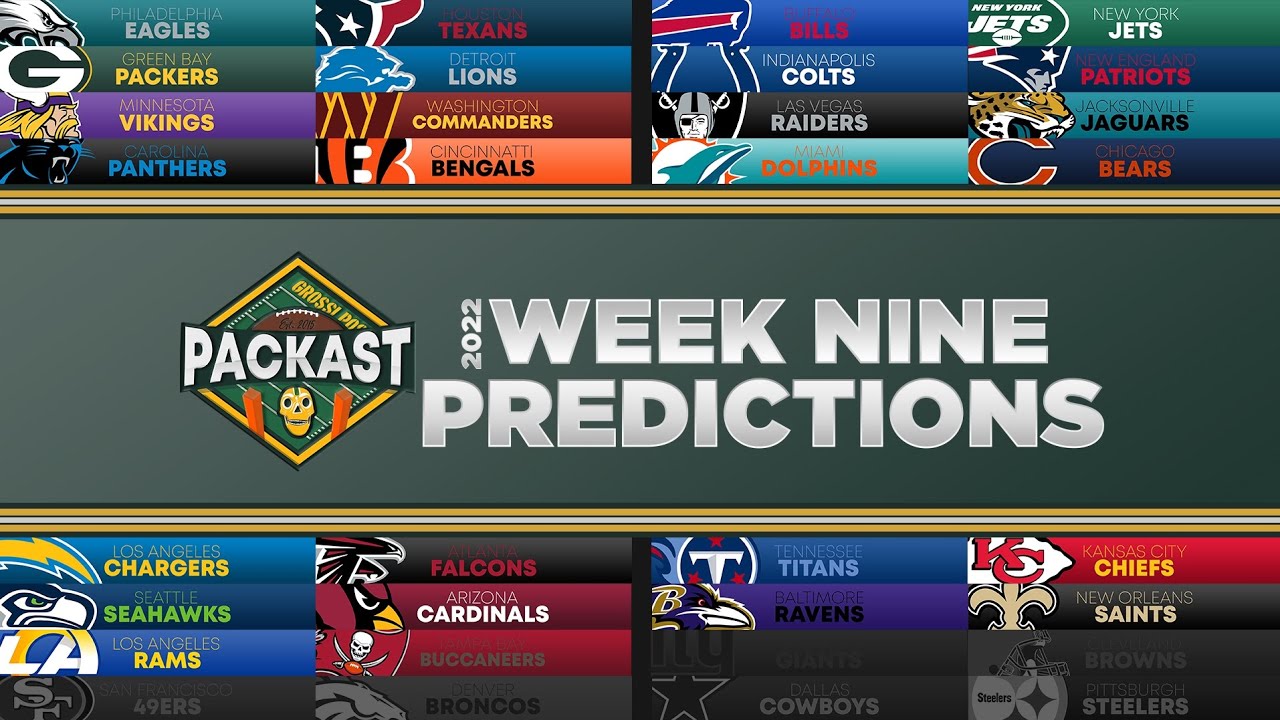 NFL Week 9 Predictions YouTube