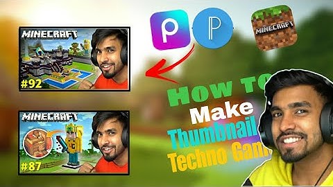 😍 How to make thumbnail like Techno Gamerz (Big Secret Reveale)