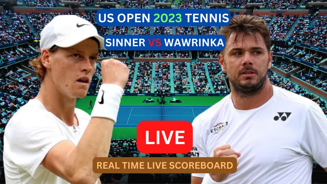 Jannik Sinner Vs Stan Wawrinka LIVE Score UPDATE Today US Open Tennis 1/16-Finals Game Sep 02 2023
