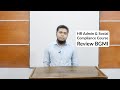 Course Review | HR, Admin &amp; Social Compliance Course | HR, Admin &amp; Social Compliance Training | BGMI