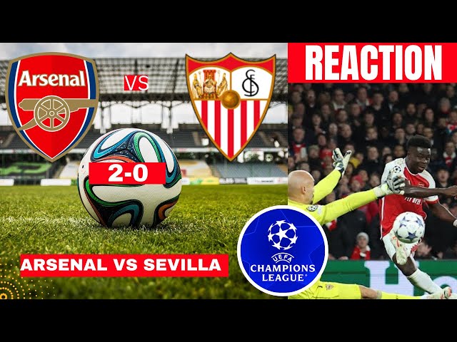 Arsenal x Sevilla: assista ao vivo hoje, quarta-feira (08/10)