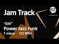 Power jazz funk jam track in f minor 50k  bjt 80