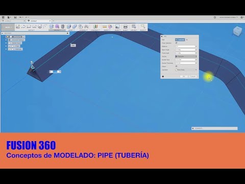 FUSION 360 #17-B MODELING: PIPE