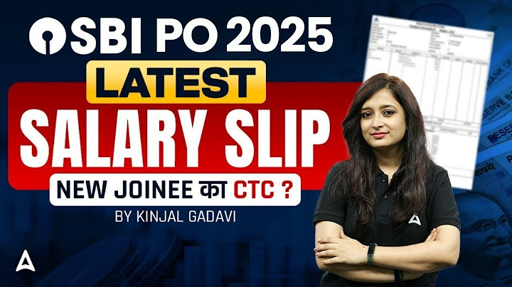 SBI PO Salary 2025 | SBI PO Latest Salary Slip 2025 | New Joinee  का CTC ? | Kinjal Ma'am