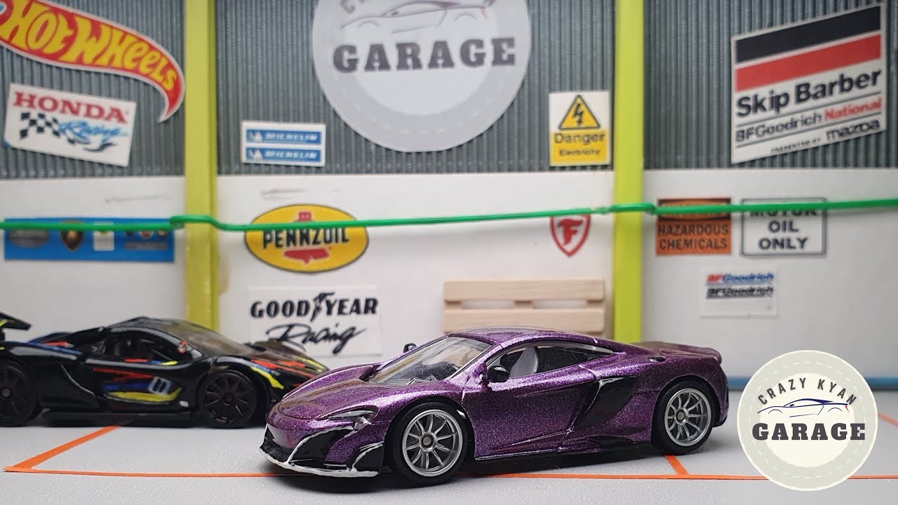McLaren 675LT Majorette Diecast Car Custom, Scale Model Cars. How to lower the Ride height?