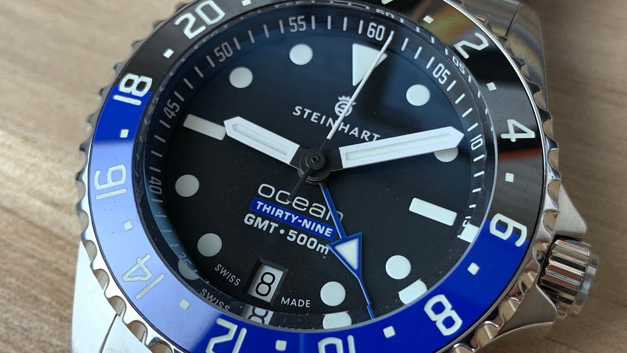 Steinhart Phantom Ocean 39 GMT Titanium - YouTube