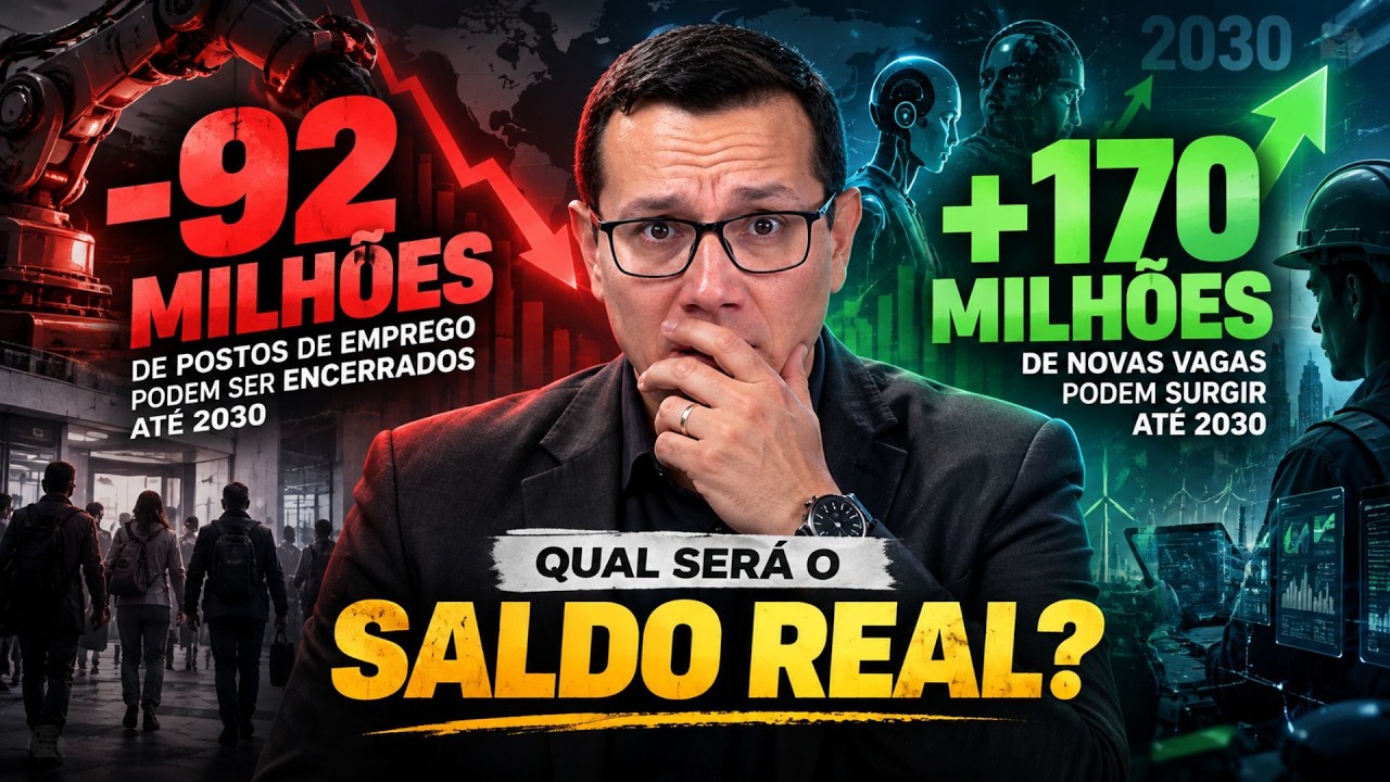 92 milhões de empregos vão acabar até 2030? O que muda para você