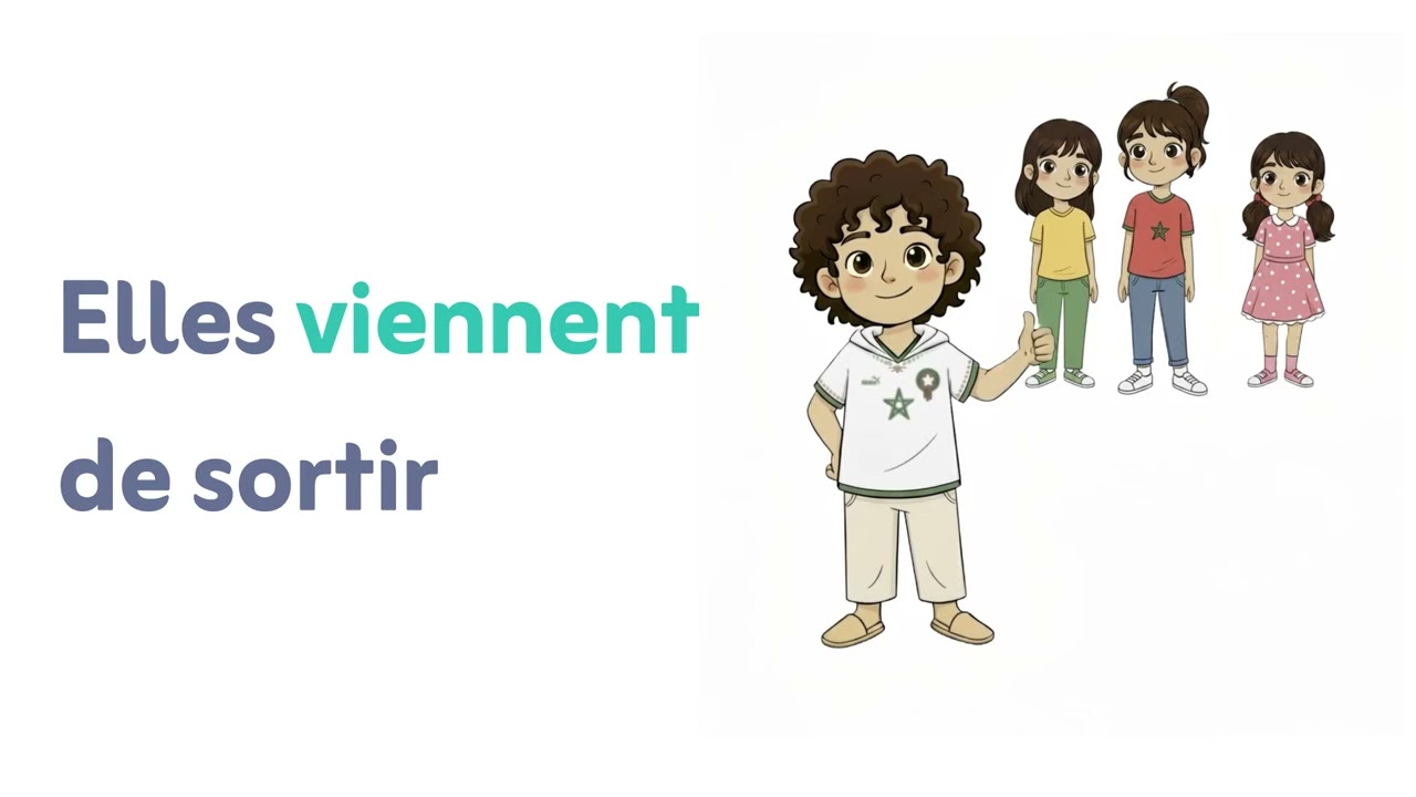 Le passé récent Je viens de sortir