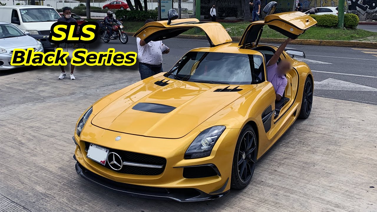 El alas de gaviota más extremo de México Mercedes Benz SLS AMG Black El alas de gaviota más extremo de México Mercedes Benz SLS AMG Black