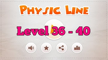 Physic Line Level 36 - 40 Walkthrough. Physic Line Brain Puzzle.