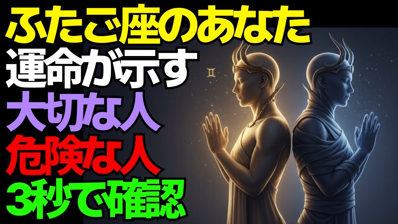 ふたご座この人を絶対に逃してはいけません