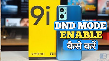 How To Enable DND Mode in Realme 9i | do not disturb mode on Realme 9i | @akstech4u