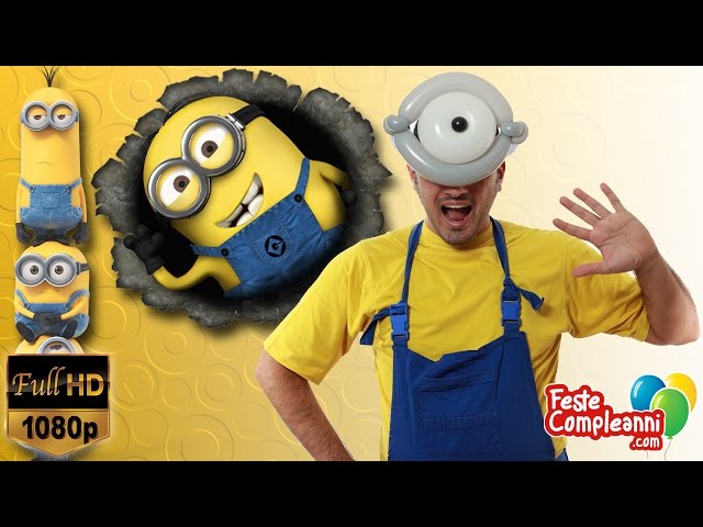 Minions Balloon - Tutorial Palloncino Maschera - Tutorial 171 - Feste  Compleanni 