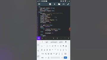 "MENGHITUNG GAJI PEGAWAI" MENGGUNAKAN APLIKASI PASCAL N IDE.