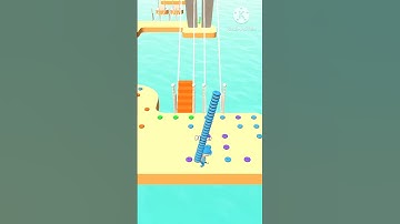 Bridge Race Level 33 😱 | Epic Bridge Battle 🏃‍♂️💥 | Bridge Race Game Shorts | #bridgerace #shorts