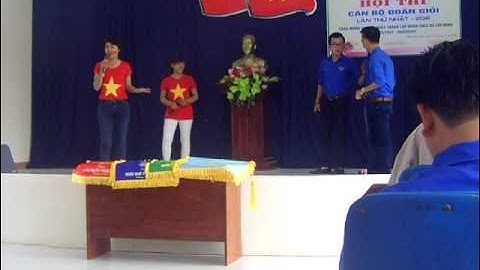 phần chào hỏi : thi cán bộ đoàn giỏi lần I 2016