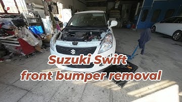 Suzuki Swift  2010 – 2017 front bumper removal