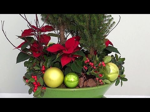 Festliche Ideen: Adventsschale basteln - YouTube