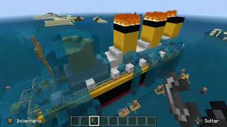 titanic en minecraft