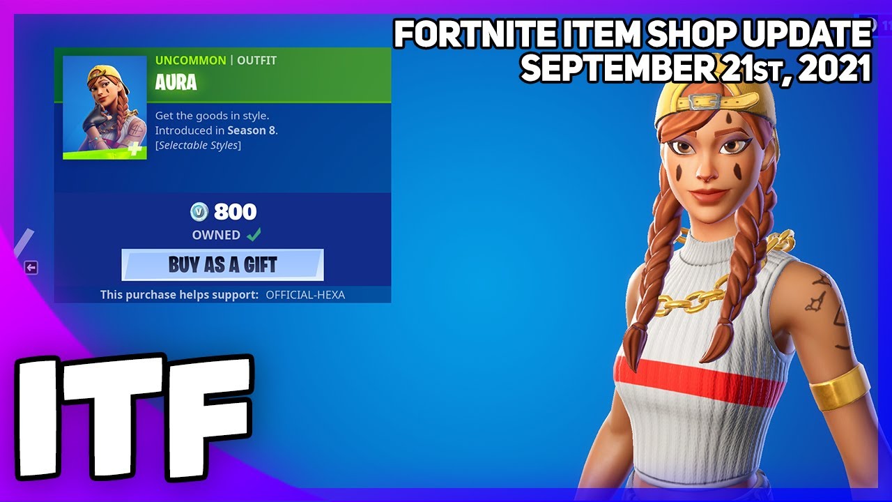Fortnite Item Shop AURA IS BACK + PS+ PACK IS OUT! [September 21st, 2021] (Fortnite Battle Royale)