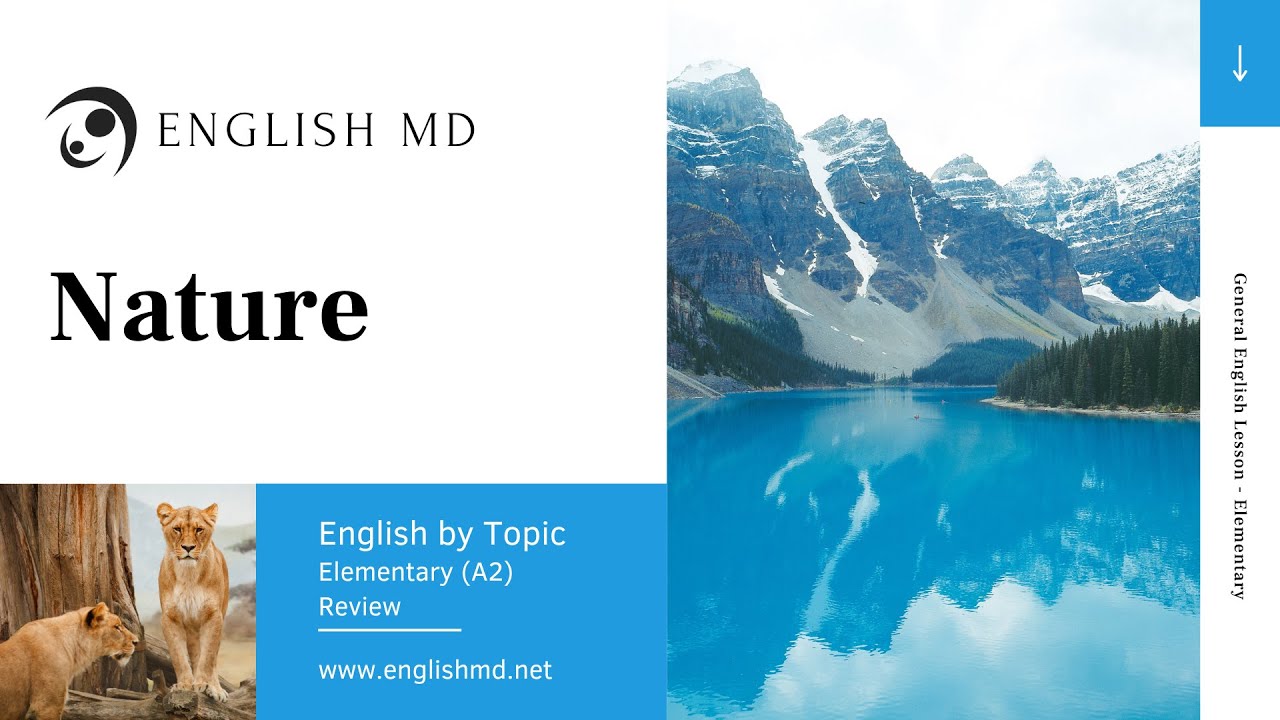 Nature | Learning Nature Vocabulary & Natural Disasters | Elementary English for All Ages (A2)