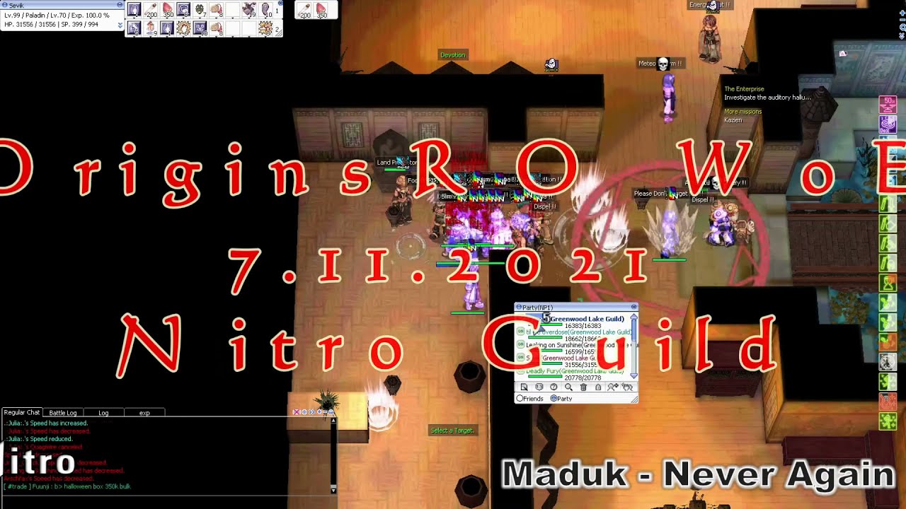 OriginsRO WoE Nitro 20211107 YouTube