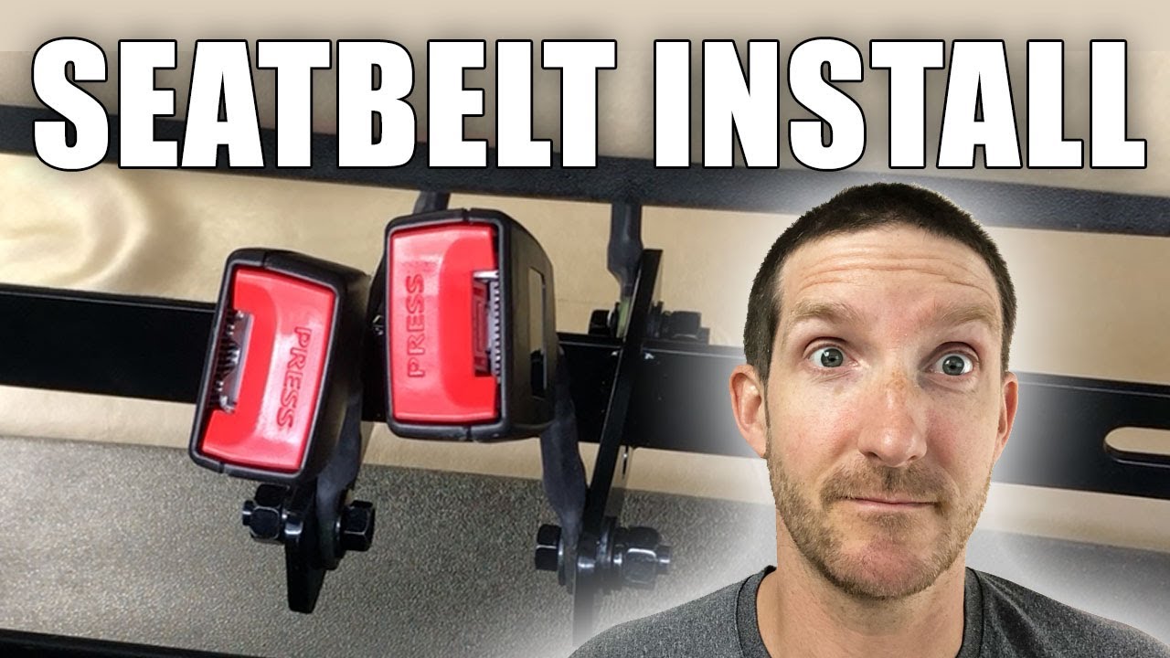 Golf Cart Seat Belt Install MODZ 4 Passenger Kit G14502 YouTube