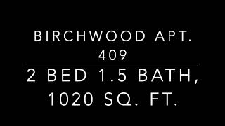 Birchwood Apartment 1st Floor/ 2 bedroom- 1 1/2 bath