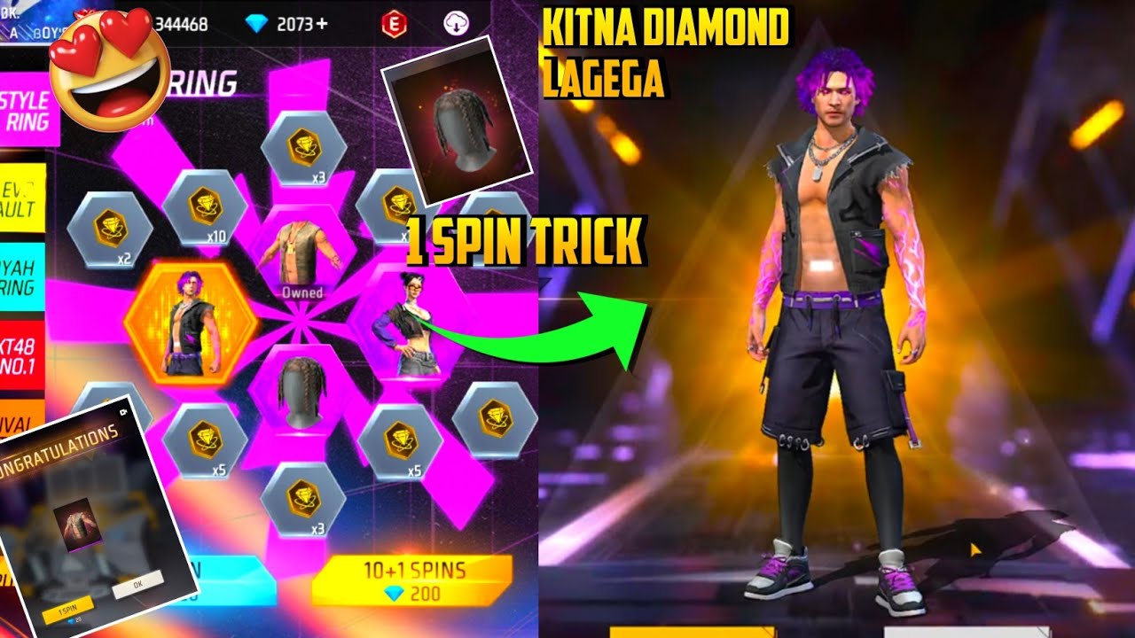 style ring event 1 spin free fire new event ffstyle ring event & 085 bundle kitna diamond lagega