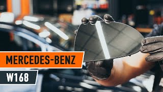 How to replace Side mirror glass on MERCEDES-BENZ A-CLASS (W168) - video tutorial