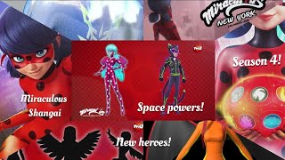 ALL LATEST CONFIRMED  SPOILERS ABOUT MIRACULOUS: SEASON 4, NEW YORKAND SHANGAISPECIAL EPISODE