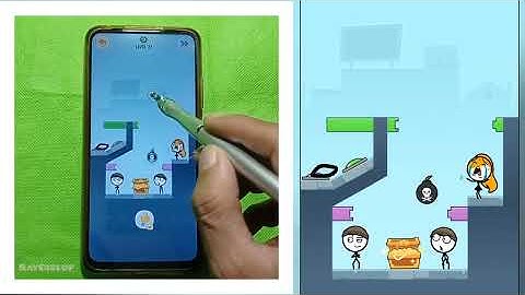 Stickman Puzzle - Save Her (WEEGOON) - Gameplay Walkthrough All Levels 1-40