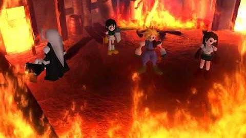 Final Fantasy VII - Photograph of Zack, Tifa and Sephiroth