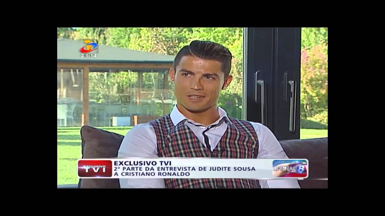 Cristiano Ronaldo Dando Entrevista Judite Sousa Part2