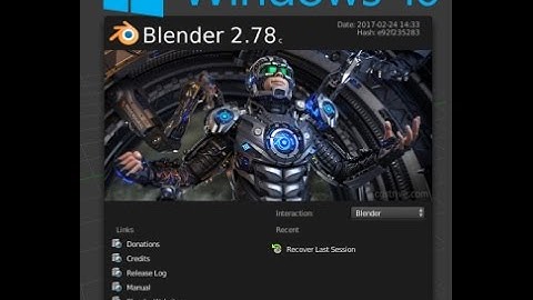 How to install Blender on Windows 10
