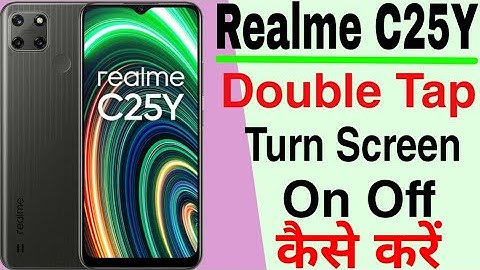Realme C25Y Double Tap Turn Screen On Off Setting | How To Use Double Tap  Screen On Off Realme C25Y