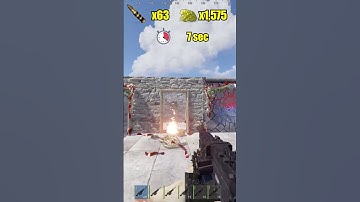 Rust - M249 Walls Raid Cost