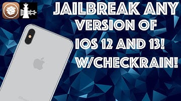 JAILBREAK ANY VERSION OF iOS 12 AND 13 WITH CHECKRA1N!