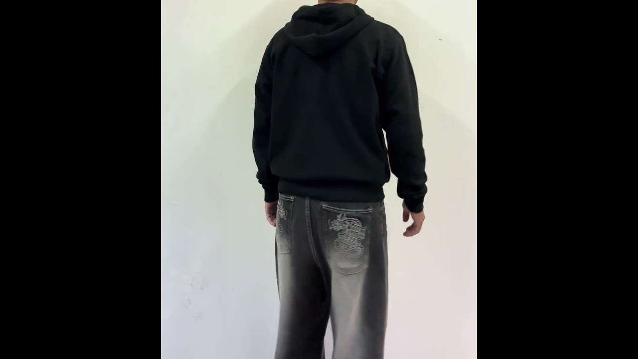 Black Eye Patch SMALL OG THERMAL ZIP HOODIE ブラックアイ