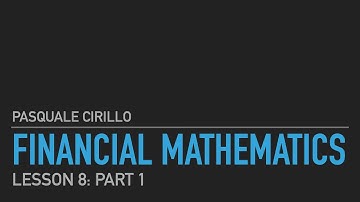 Fin Math L8-1: The EU Call in the Bachelier Model