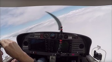 DA40 IFR flying - 3 approaches! (ATC audio)