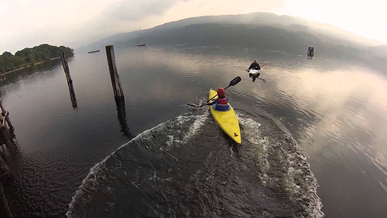 Kayaking fun on Loch Tay YouTube