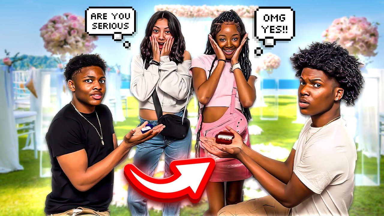 нам задали вопросы, которые парни слишком боятся задавать девушкам 🫢 * ОНИ СДЕЛАЛИ ПРЕДЛОЖЕНИЕ?? 💍 *