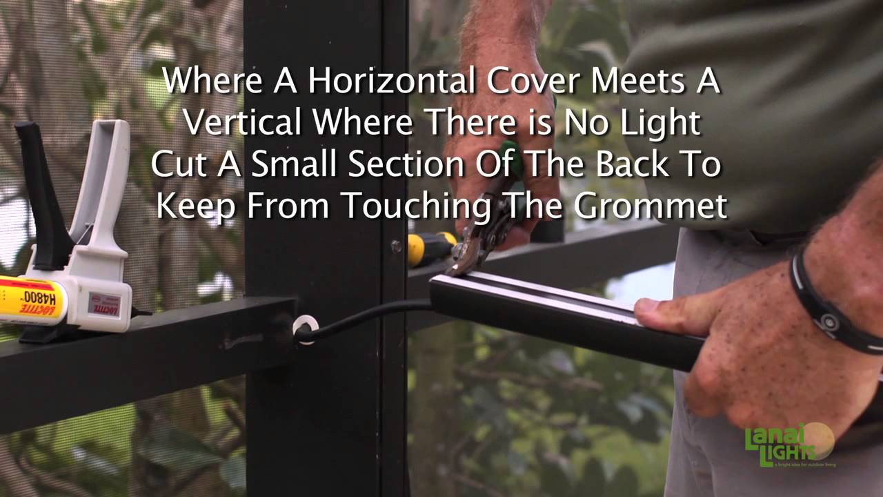 Lanai Lights Updated Installation Demonstration