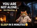 “Deep Sleep Hypnosis in 5 Minutes 😴| Insomnia Relief (Rain + Fire Sounds) |You’re Not Alone Tonight”