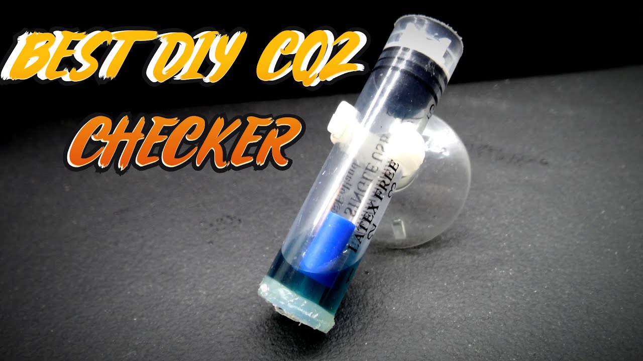 DIY CO2 DROP CHECKER FOR AQUASCAPE FOR FREE// PLANTED TANK // AQUASCAPING